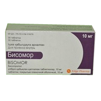 Бисомор таблетки 10мг фото