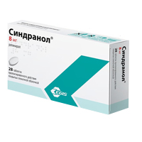 Синдранол таблетки 8мг фото