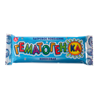 Гематогенка кокосовая батончик 40г фото