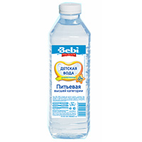 Вода питьевая "Bebi" для детского питания высшей категории 1л фото