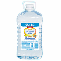Вода питьевая "Bebi" для детского питания высшей категории 5л фото