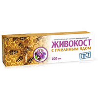 Крем-бальзам "Живокост" с пчелиным ядом 100мл фото