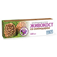 Крем-бальзам "Живокост" со скипидаром 100мл фото