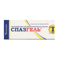 Спазгель гель 2,5%30г фото