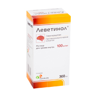 Леветинол раствор 100мг/мл 300мл фото