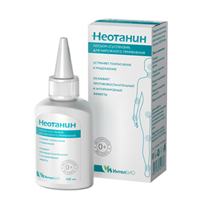 Неотанин лосьон суспензия 100мл фото