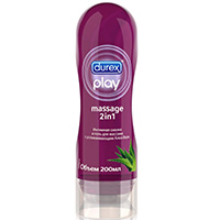 Гель-лубрикант "DUREX" Play Massage 2 in 1 с Алоэ Вера 200мл фото