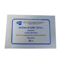 Борная кислота порошок 20г фото