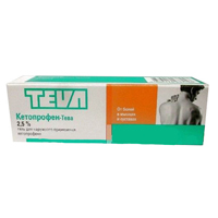 Кетопрофен-Тева гель 2,5% 30г фото