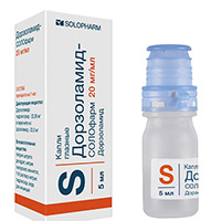 Дорзоламид-СОЛОфарм капли глазные 20мг/мл 5мл фото