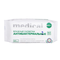 Салфетки "Клинса" Medical антибактериальные фото