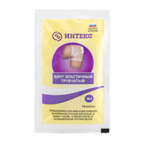 Бинт эластичный "Интекс" трубчатый латексно-полиэфирный размер 4 (15смх3см) фото