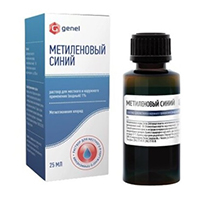 Метиленовый синий раствор 1% 25мл фото