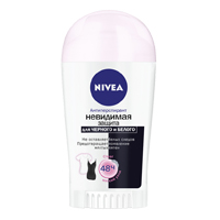 Nivea дезодорант "Черное и Белое. Невидимый Clear" 40мл фото
