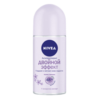 Дезодорант-антиперспирант "Nivea" Двойной эффект Violet Senses для женщин шариковый 50мл фото