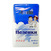 Пеленки "Амелия" впитывающие для взрослых 60х90см фото