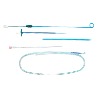 Набор для одношаговой нефростомии катетер J-типа из Vortek, пункционная игла, коннектор, переходник Ch/Fr10 (RJD110) фото