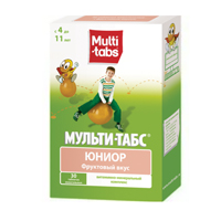 Мульти-табс Юниор таблетки жевательные (фруктовые) фото