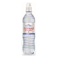 Вода минеральная "Горная вершина" природная питьевая столовая негазированная 0,5л фото