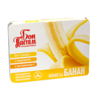 Конфеты &quot;Бон Пастиль&quot; Фруктовая Мякоть Банан таблетированные массой 1,5г фото