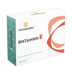 ЛетоФарм &quot;Витамин Е&quot; капсулы 350мг фото