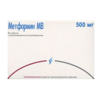 Метформин МВ таблетки 500мг фото