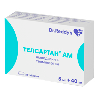 Телсартан АМ таблетки 5мг+40мг фото