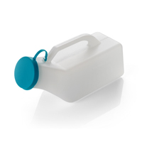 Емкость пластмассовая "Warwick" (утка мужская с крышкой и ручкой градуированная) UML1000 1л фото