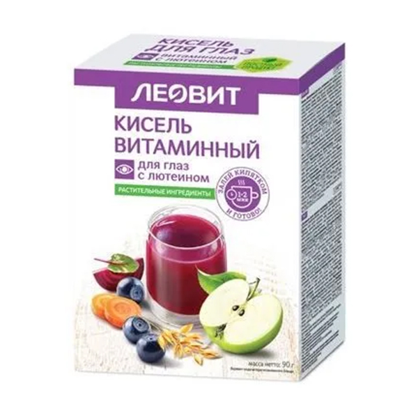 Леовит кисель &quot;Витаминный для глаз с лютеином&quot; 18г фото