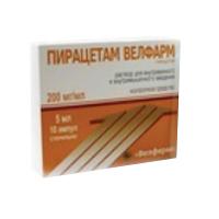 Пирацетам Велфарм раствор для инъекций 200мг/мл 5мл фото