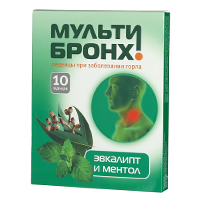 Карамель леденцовая "Мульти-Бронх" со вкусом эвкалипта с ментолом 3.5г фото