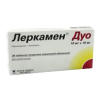 Леркамен Дуо таблетки 10мг+10мг фото