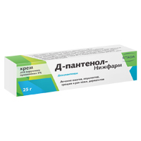 Д-Пантенол-Нижфарм крем 5% 25г фото
