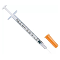 Шприцы инсулиновые "FEELject" U-100 0,5мл с иглой 31G (0,26х8мм) фото