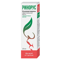 Ринорус спрей назальный 0,05% 20мл фото