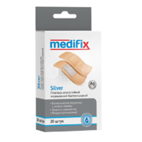Лейкопластырь "Импэкс-Мед" Medifix Silver медицинский бактерицидный влагостойкий 1,9х7,2см фото