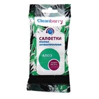 Салфетки "Cleanberry" Алоэ влажные антибактериальные фото