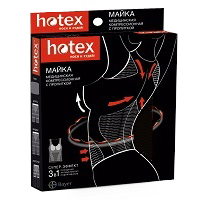 Майка &quot;Hotex&quot; медицинская компрессионная, цвет черный, размер универсальный фото