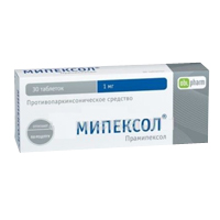 Мипексол таблетки 1мг фото