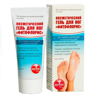 Гель для ног "Фитофлорис" от сухих мозолей и натоптышей 50г фото