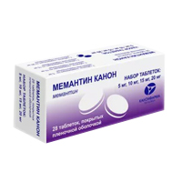 Мемантин Канон таблеток набор 5мг+10мг+15мг+20мг фото