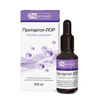 Протаргол-ЛОР таблетки 200мг (капли) фото