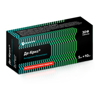 Де-Криз таблетки 5мг+10мг фото