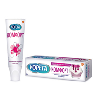 Корега "Комфорт мятный вкус" крем для фиксации зубных протезов 40г фото