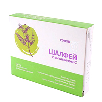 Шалфей &quot;Consumed&quot; (с витамином С) таблетки для рассасывания массой 550мг фото