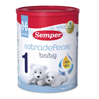 Сэмпер бэби нутрадефенс 1 сухая молочная смесь 400г фото