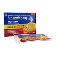 АджиКолд Хотмикс порошок апельсиновый 5г фото