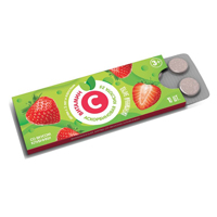 Аскорбиновая кислота 25 со вкусом клубники таблетки массой 770мг фото