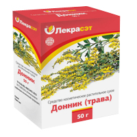 Средство косметическое "Лекра-Сэт" Донник трава сухое для ухода за кожей 50г фото