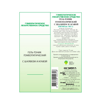 Гель-тоник гомеопатический с шалфеем и агавой 80г фото